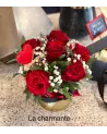 La Charmante – 6 Roses dans Coffret Doré | Verttige