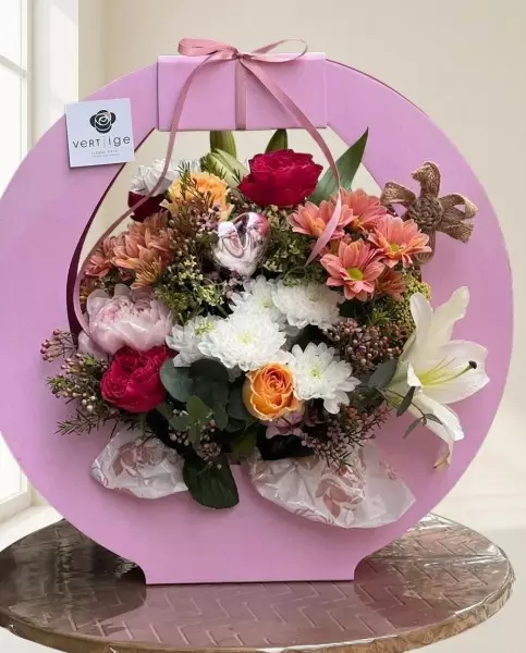 Panier de Fleurs – Création Florale Originale | Verttige