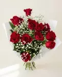 Bouquet of 11 Roses and Gypsophila | Verttige Dakar