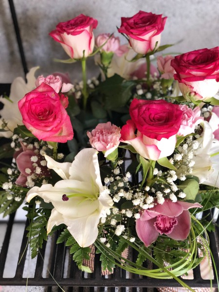 Le Cercle de Roses – Centre de Table Floral | Verttige