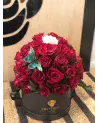 Amour Éternel – Sphère de 40 Roses | Verttige