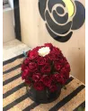 Amour Éternel – Sphère de 40 Roses | Verttige