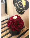 Amour Éternel – Sphère de 40 Roses | Verttige