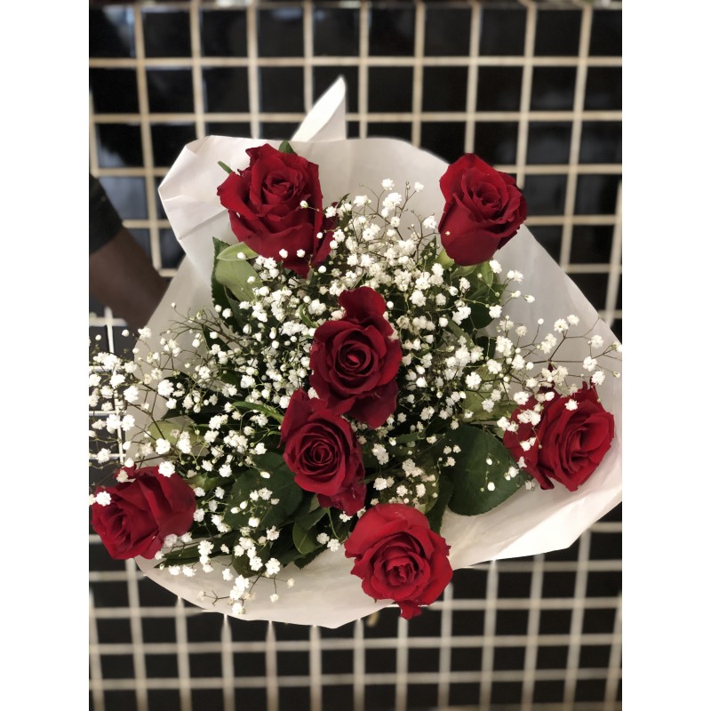 Bouquet de 9 roses