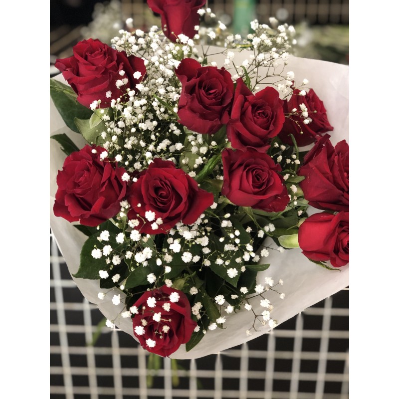 Bouquet de 11 roses