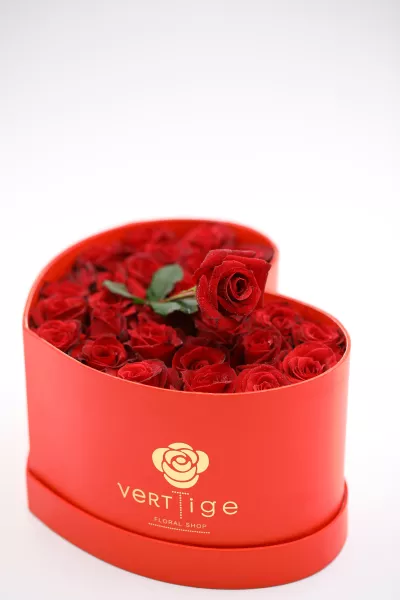 Cupidon – Coffret Roses & Orchidée Vanda | Verttige