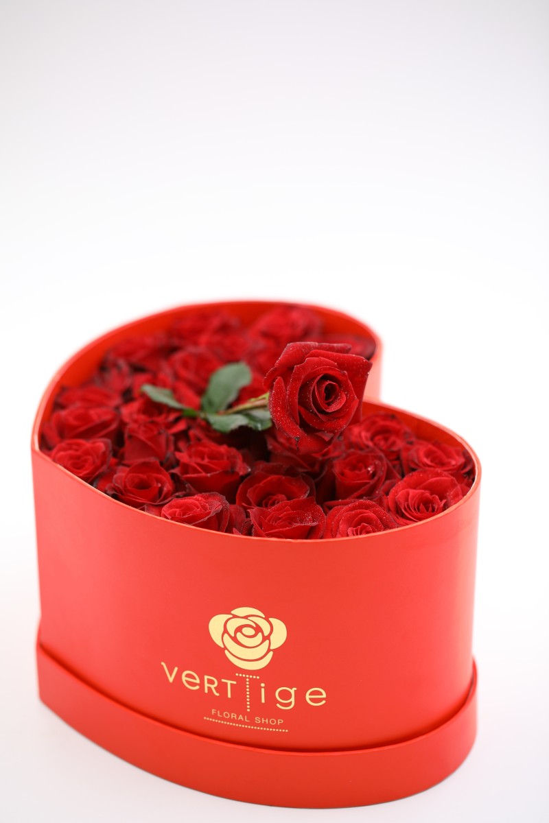 Cupidon – Coffret Roses & Orchidée Vanda | Verttige