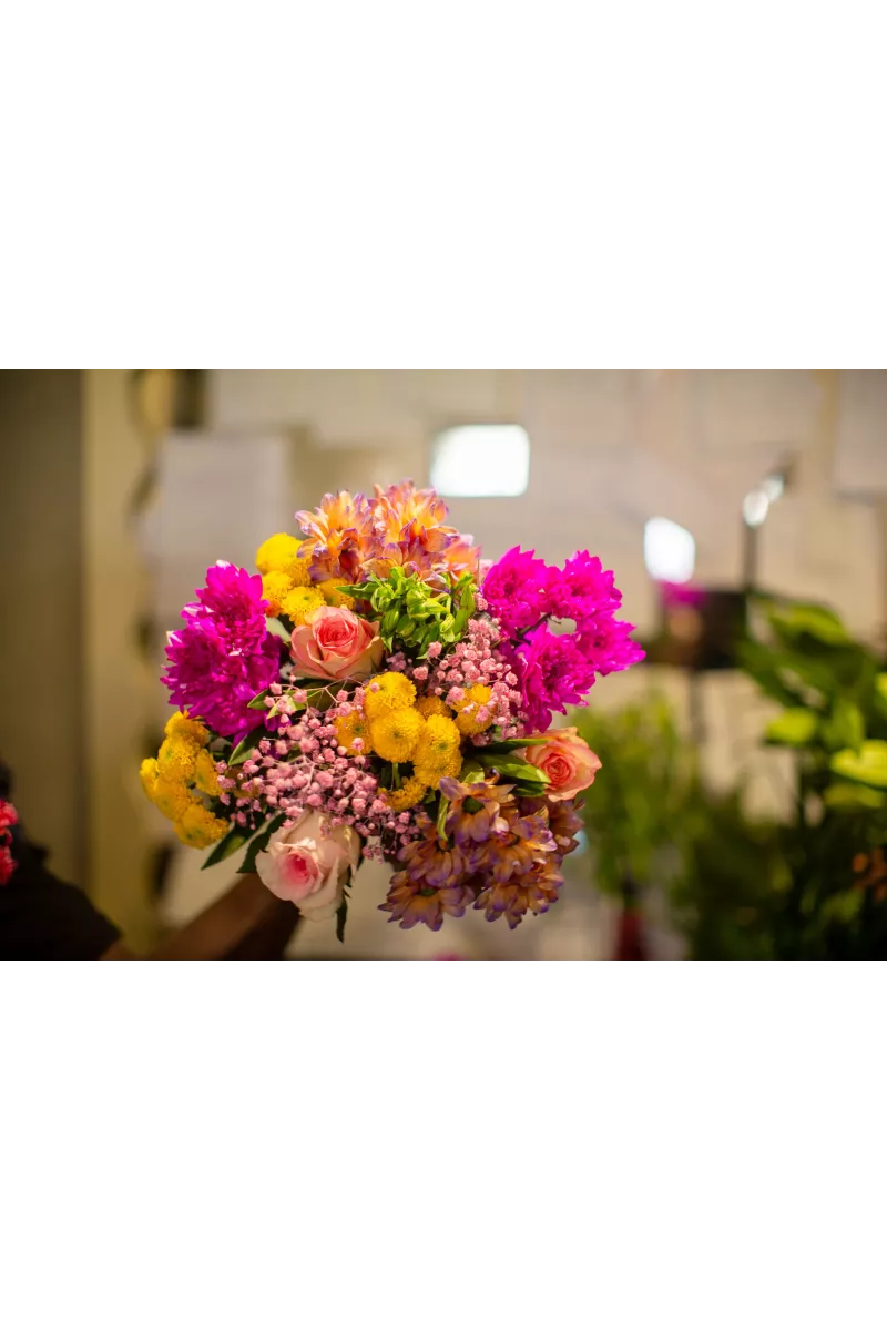 Bouquet PEPS – Fleurs de Saison Colorées | Verttige