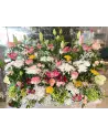 Crazy Flowers – Bouquet XXL sur Bûche 90cm | Verttige