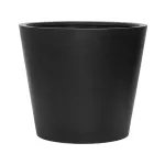 Pot Bucket noir – vue 3