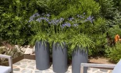 Klax Grey Cylindrical Pot – vue 4