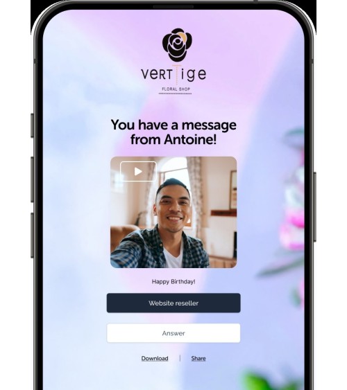 Message vidéo