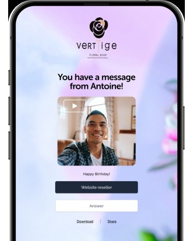 Message vidéo