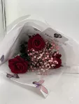 Joli Bouquet de 3 Roses | Verttige Fleuriste