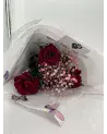 Joli Bouquet de 3 Roses | Verttige Fleuriste