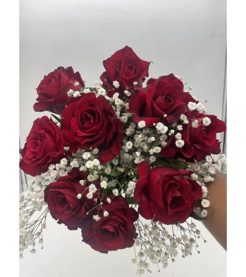 Bouquet de 9 roses