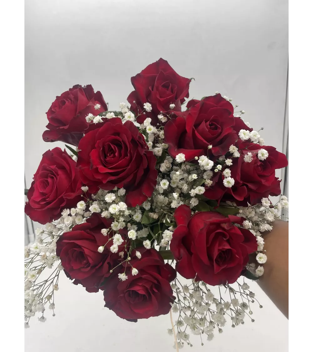 9朵玫瑰花束