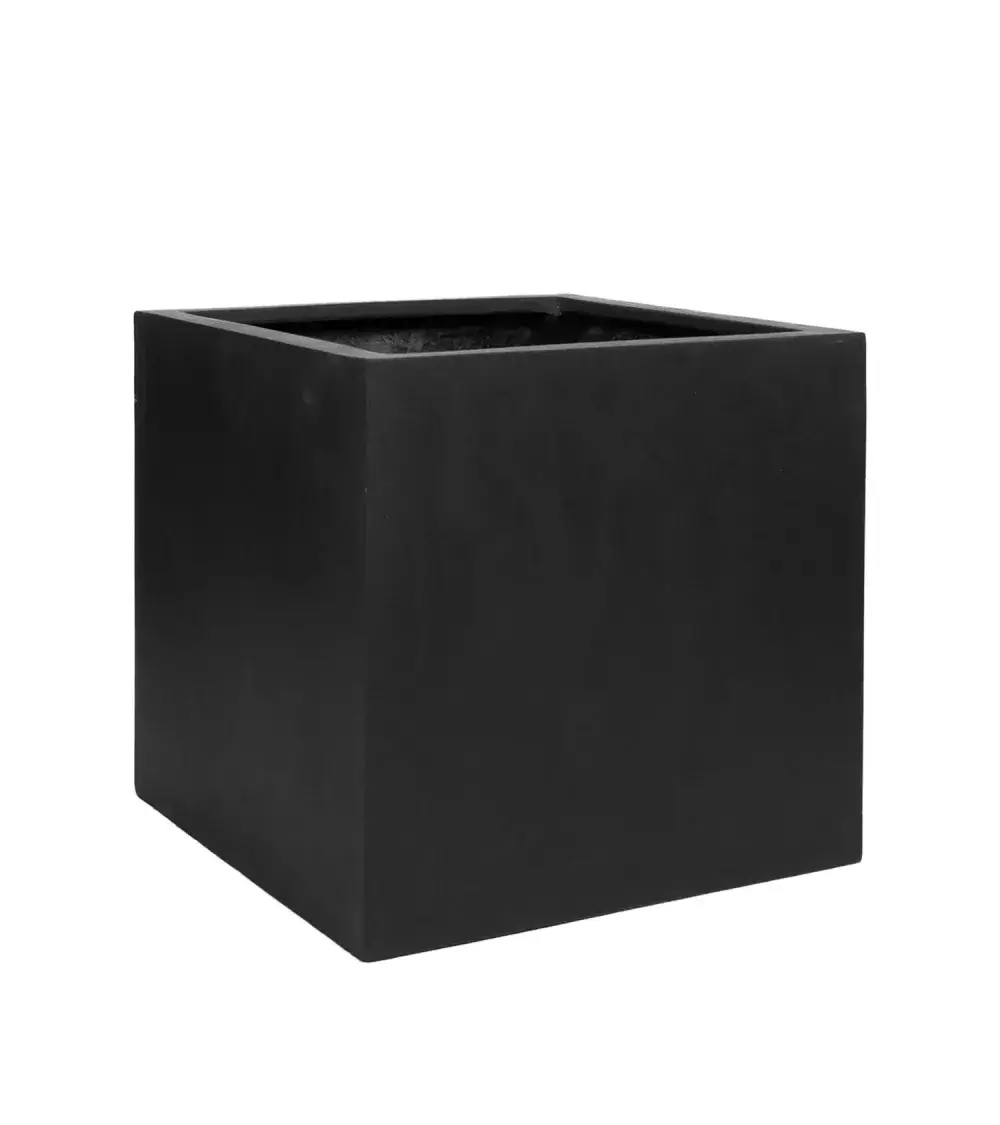 Block M – Pot Carré Noir 40×40cm | Verttige