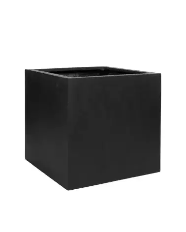 Block M – Pot Carré Noir 40×40cm | Verttige