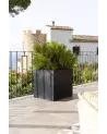 Block M – Pot Carré Noir 40×40cm | Verttige