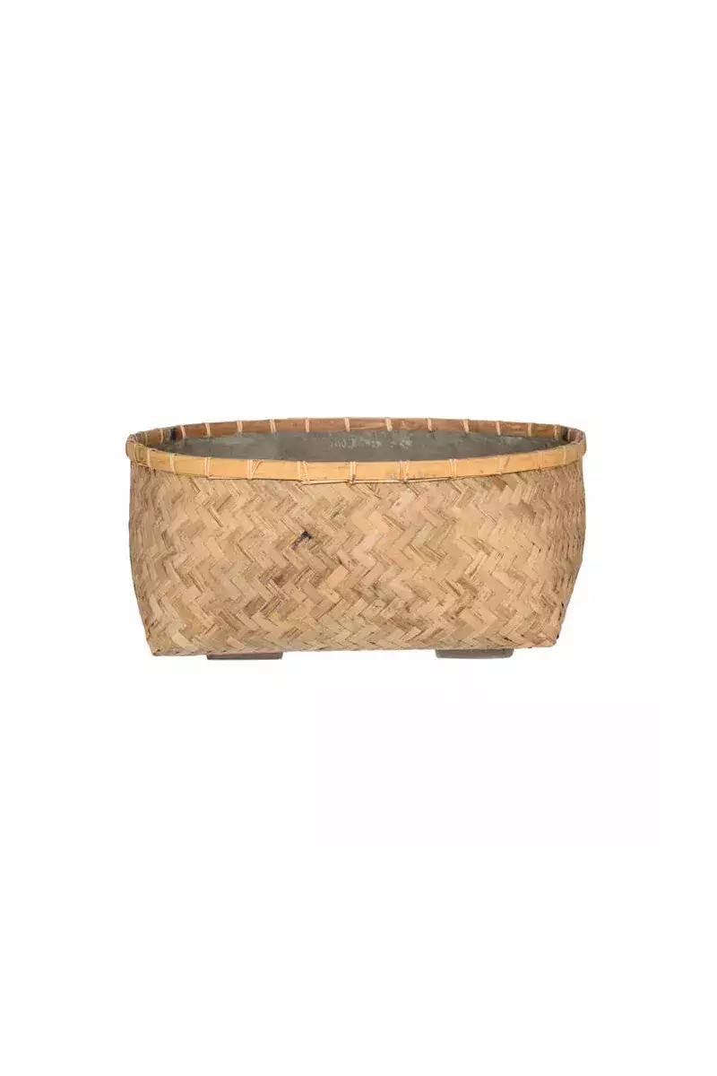 Nala Low XL – Grand Cache-Pot Bas Bambou | Verttige