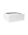Jumbo Low M Blanc Glossy – Pot Bas 73cm | Verttige