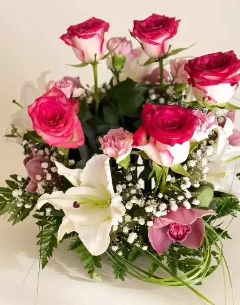 Le Cercle de Roses – Centre de Table Floral | Verttige