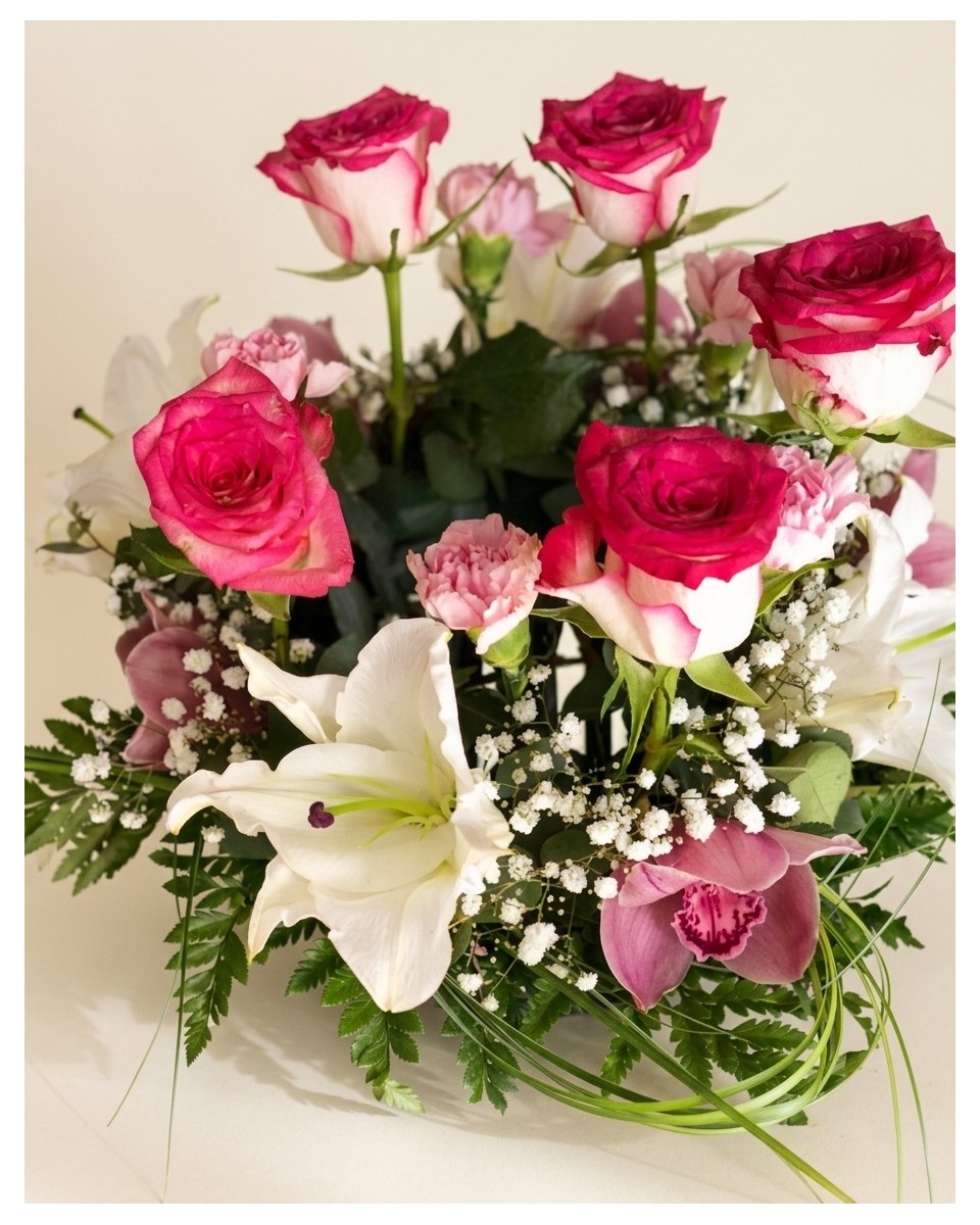 Le Cercle de Roses – Centre de Table Floral | Verttige