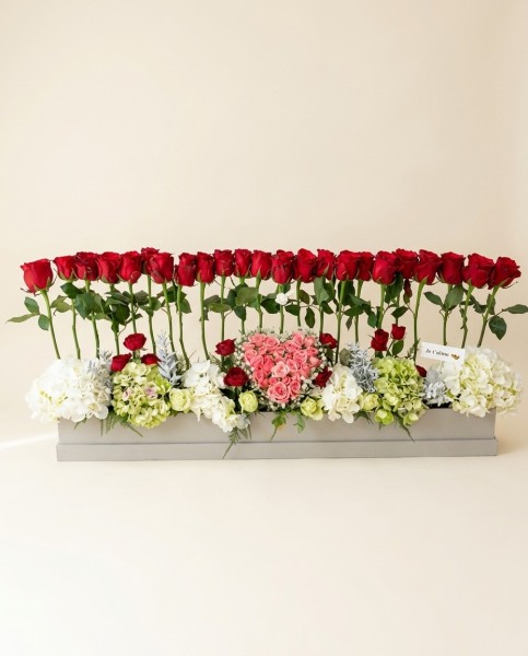 Je l'Aime à Mourir – Bouquet 90cm Roses | Verttige