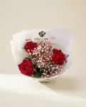 Joli Bouquet de 3 Roses | Verttige Fleuriste