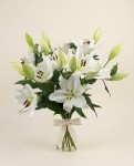Lili White – Bouquet de 5 Lys Blancs | Verttige