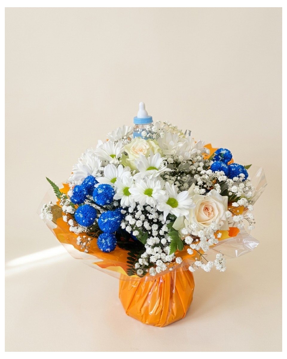 It's a Boy – Bouquet de Naissance Garçon | Verttige