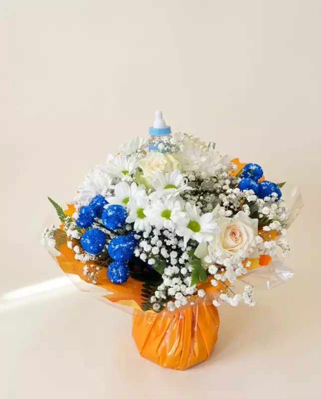 It's a Boy – Bouquet de Naissance Garçon | Verttige